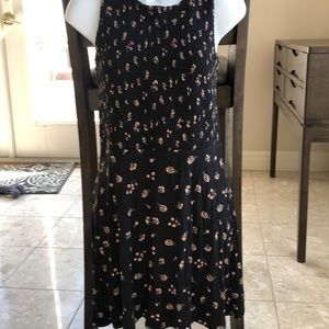 Dark blue stretch dress